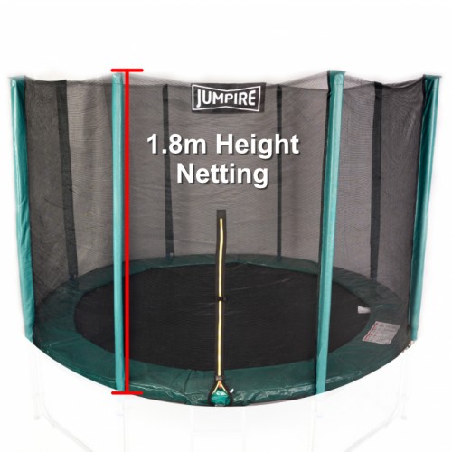Jumpire 10 ft Trampoline Netting (outside type for 8 straight poles)